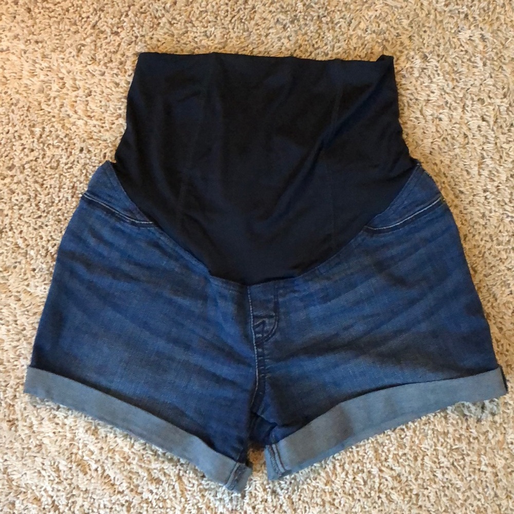 Isabel Maternity Jean Shorts